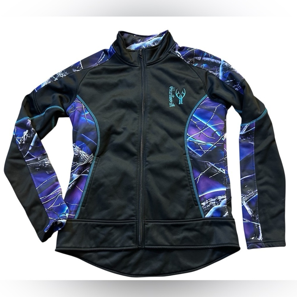 Huntworth Blue and Black Outdoor Jacket